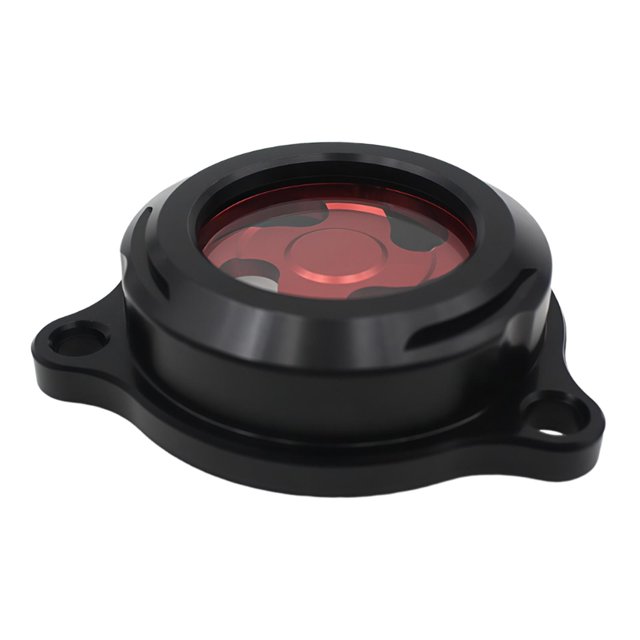 Tapa de repuesto para filtro de aceite, repuesto transparente de alto rendimiento para Drz400S Negro