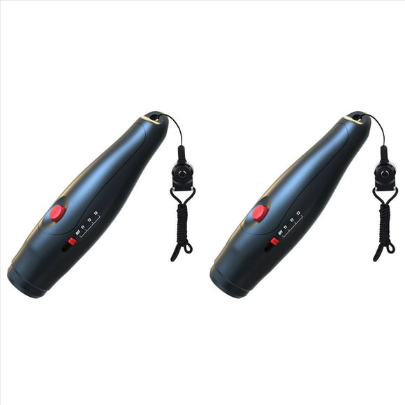 2X Electronic Whistle Coaches Whistle 3 Sound Effects Coaches Whistle with Lanyard School Teacher Whistle Sports Whistle