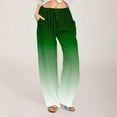 thumbnail image 2 of Enjoytime Women's Palazzo Pants with Pockets Color Block Lightweight Elastic Waisted Tie Knot Caual Loose Beach Pants for Women, 2 of 5
