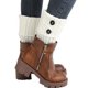 thumbnail image 5 of Qarigey 1 par de botas de ganchillo para mujer, puños de punto, botas, calcetines, calentadores de piernas de invierno, calcetines de mujer Ropa, zapatos y accesorios Miscelánea blanco Qarigey PS11893-02, 5 of 6
