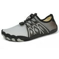 thumbnail image 4 of Ticikt Barefoot Water Shoes for Kids - Wide Toe and Quick-drying Sand Shoes Toddler for Hiking Swim Beach Pool Accessories, Camping Must-Haves for Boys Girls,Color:Grey,Size:11, 4 of 9