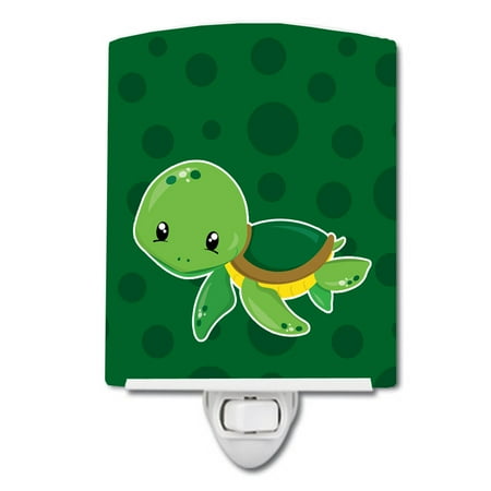 

Caroline s Treasures BB8900CNL Nautical Turtle Ceramic Night Light 6x4x3 multicolor