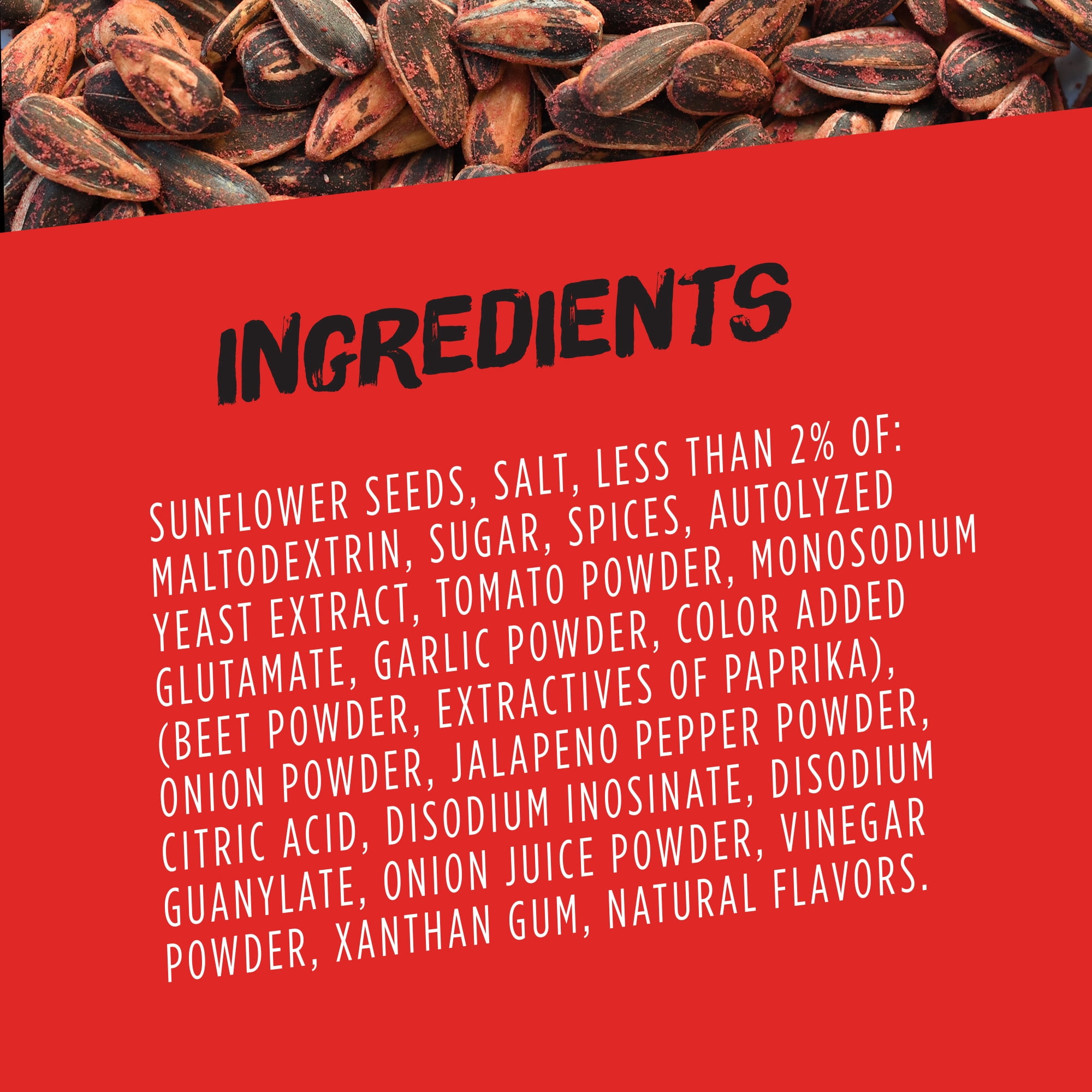 BIGS Taco Bell Fire Sauce Flavored Sunflower Seeds, Spicy Sunflower Seeds, 5.35 oz.