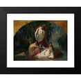 thumbnail image 2 of Henri Lehmann 18x15 Black Modern Framed Museum Art Print Titled - Bathers - Source Girls, 2 of 5