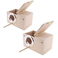 thumbnail image 1 of Caja de Pájaros Silvestres Zulema Casa de aves de madera colgando, 1 of 8