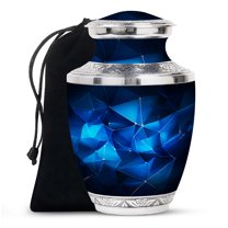 JAGASY Large Cremation Urns for Siblings - Handcrafted Urn for Ashes Adult Male - Memorial Urn for Ashes for Women - Funeral Memorial Urns for Brother & Sister - (10 Large)