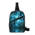 thumbnail image 7 of Foldable Sling Backpack Packable Daypack Galaxy Nebula Space Collapsible Crossbody Shoulder Bag, 7 of 7