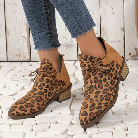 

YOUSNH Women s Autumn and Winter British Fashion Platform Ankle Boots Outdoor Warm Shoes Boots for Women Yellow 42