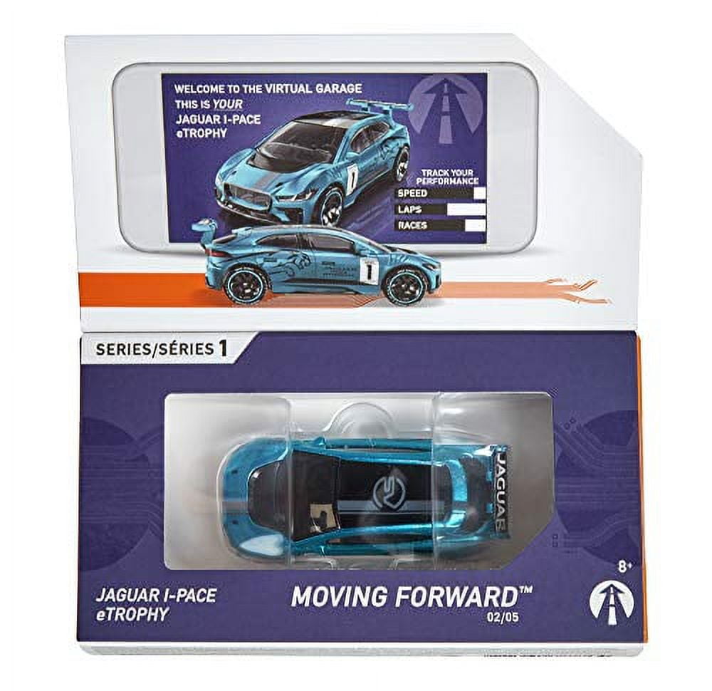 Hot Wheels ID Vehicle Jaguar i-Pace eTrophy with Embedded NFC Chip, 1:64 scale