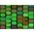 thumbnail image 1 of Ahgly Company Machine Washable Indoor Rectangle Transitional Dark Forest Green Area Rugs, 4' x 6', 1 of 7