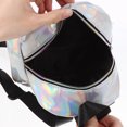 thumbnail image 4 of EeaseMX Bolso de hombro para mujer, versión coreana, con estampado de perlas, brillante, estilo mochila pequeña, estilo chica salvaje, con personalidad sencilla (blanco), 4 of 7