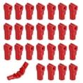 thumbnail image 1 of Uxcell 100pcs Peg Hook Locks Stop Locks, 6mm ABS Pegboard Display Hook Security Lock, Anti Sweep Theft Stop Locks for Retail Shop and Shopping Center Pegboard Display, Red, 1 of 7
