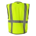 thumbnail image 2 of Kishigo Economy Mesh 6-Pocket Vest 1191-1192 Lime 4/5XL, 2 of 4