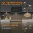 thumbnail image 2 of Rörelsesensorlampor inomhus, batteridriven LED-lampa för underskåp, skåp, garderob, trappor, klädkammare, kök, hall 3-pack, 2 of 5