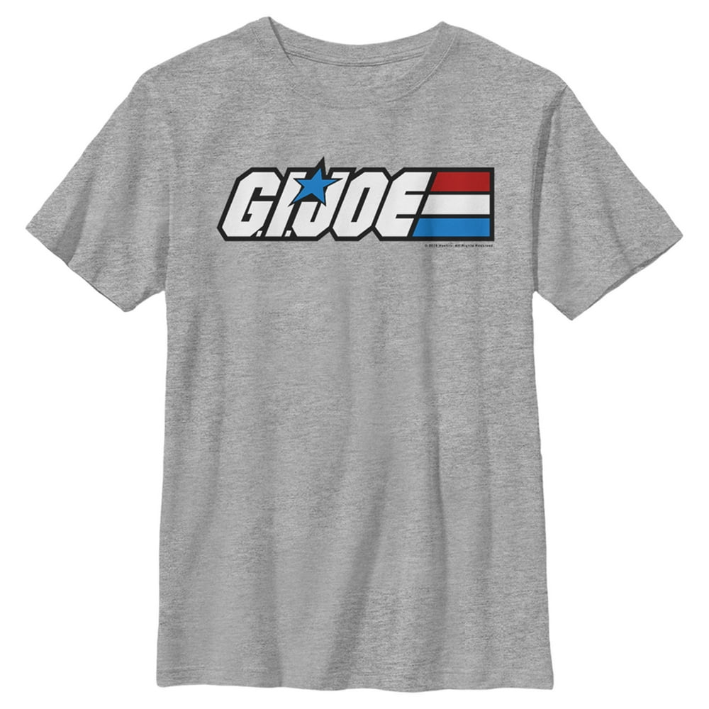 G.I. Joe - Boy's GI Joe Classic Logo Graphic Tee Athletic Heather Medium - Walmart.com - Walmart.com