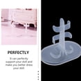 thumbnail image 3 of Eease Transparent Plastic Mini Doll Stand for Action Figures (30pcs), 3 of 6