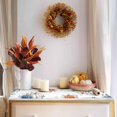 thumbnail image 2 of Fall Table Runners Watercolor Pumpkin Thanksgiving Table Runner for Dining Tables Autumn Blue Leaves Seasonal Autumn Dinner Table Runner for Kitchen Party Table Decoration 13x36 Inch, 2 of 6