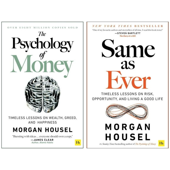 Morgan Housel’s Same As Ever & The Psychology of Money – 2-Book Paperback Set