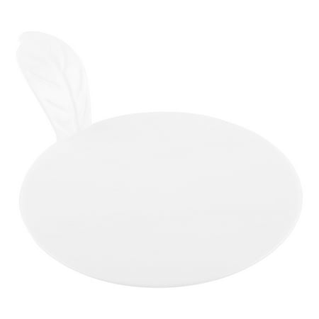 Round White Plastic Pastry Pallet – 3 x 3 x 1 – 100 count box Round White Plastic Pastry Pallet – 3 x 3 x 1 – 100 count box