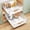 White, variant on Pull out Cabinet Organizer Fixed with Adhesive Nano Film,Heavy Duty Slide out Pantry Shelves Drawer Storage,Sliding Mesh Cabinet Basket with Handle for Kitchen, Bathroom,Home, 9.8"WX 15.7"D X 6.2"H