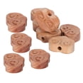 thumbnail image 1 of Colgante De Madera En Forma De Corazón, Práctico Colgante De Madera De Melocotón, Portátil Para Collares De Amantes Amonsee Otros, 1 of 8