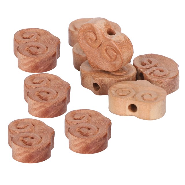 Colgante De Madera En Forma De Corazón, Práctico Colgante De Madera De Melocotón, Portátil Para Collares De Amantes Amonsee Otros