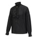 thumbnail image 1 of Blusa y camisa de manga larga con cuello alto para hombre, estilo medieval, steampunk, de Halloween, de color liso, con volantes y cuello alto, de poliéster., 1 of 9
