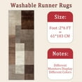 thumbnail image 6 of Hallway Runner Rug 2'x6' Washable Area Rugs Non Slip Laundry Rug Runner Floor Carpet Runners for Hallways Entryway Laundry Room Kitchen, 6 of 11