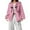 Pink, variant on Kids Hoodies for Girls Bow Printed Casual Long Sleeve Hoodies with Zipper Fall Jacket for 11-12 Years Old Girl Clothes