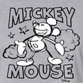 thumbnail image 3 of Disney - Mickey Mouse - Original Sketch - Juniors Cropped Cotton Blend T-Shirt, 3 of 5