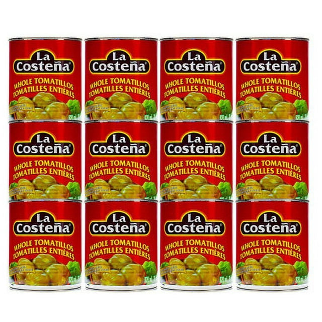 La Costeña Whole Tomatillos 29 oz (12-Case) - Essential Tomatillos for Authentic Salsa Verde