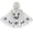 Silver White, variant on Halloween Cape Velvet Hooded Cloak Spider Costumes Cosplay 6 Years