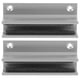 thumbnail image 1 of 2 piezas de repuesto para guías inferiores de puerta de ducha, topes de puerta de ducha, 1 of 7