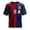 Deep Red, variant on USA Soccer Jersey Men Short Sleeve Retro Streetwear National Team Football Shirt Fan Tee