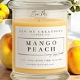 thumbnail image 5 of Zen-Me Creations 16 oz. Mango Peach Luxury Soy Wax Blend Wood Wick Candle Fruity Scent, 5 of 11