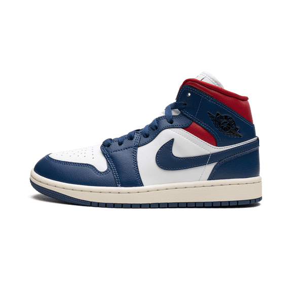 Jordan WOMENS AIR JORDAN 1 MID WMNS "Blue / Red" BQ6472 146 from Stadium Goods