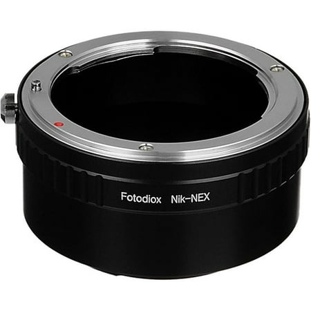 Fotodiox Lens Mount Adapter for Nikon Nikkor F Mount D/SLR Lens to Sony Alpha E-Mount Mirrorless Camera Body