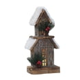 thumbnail image 4 of Casas de nieve navideñas Fiesta navideña con pueblo de nieve iluminado en miniatura para estilo B, 4 of 9