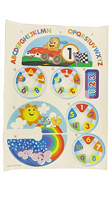 NEW~ Fisher Price Laugh n Learn FOOD TRUCK Replacement Label Sheet Model DYM74 