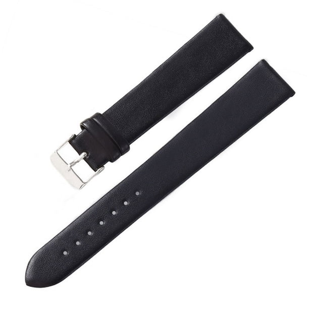Accesorios de correa de cuero, ribete impermeable, cadenas de reloj para hombres y mujeres, correa suave ultrafina