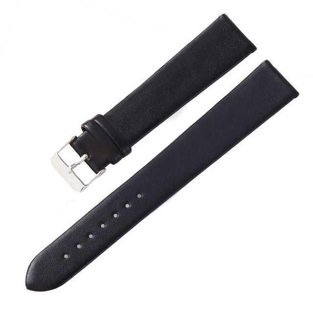 Accesorios de correa de cuero, ribete impermeable, cadenas de reloj para hombres y mujeres, correa suave ultrafina