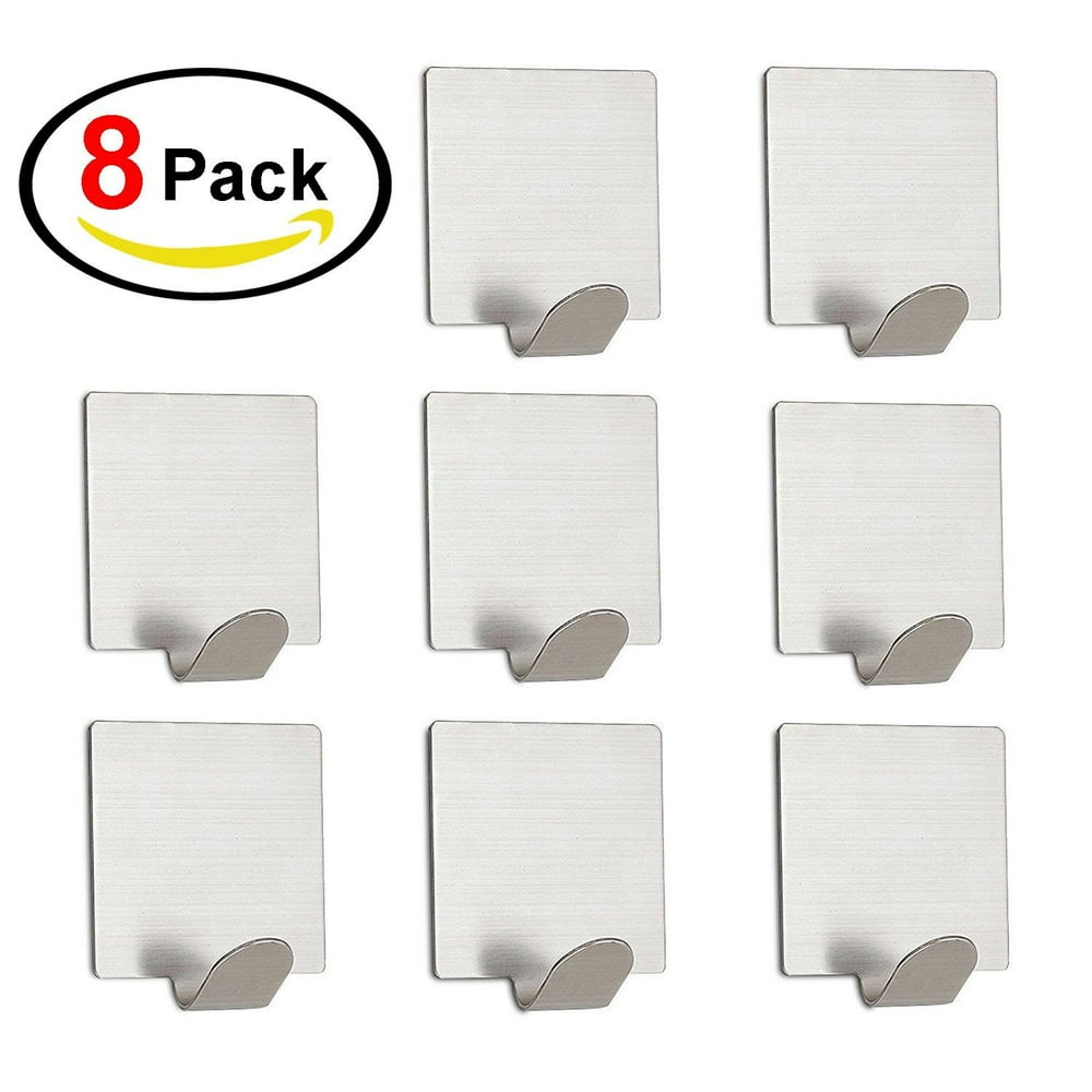 3M Self Adhesive Hooks, Super Heavy Duty and Durable Wall Hooks