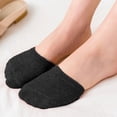 thumbnail image 4 of vlrwzc 5 Pairs Women Summer Forefoot Half Foot Toe Cover Socks Invisible Female Breathable Cotton Socks, 4 of 7