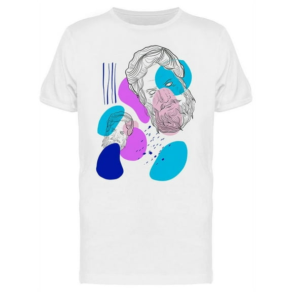 Antique Sculpture Modern Design T-Shirt Men -Image by Shutterstock, Male 3X-Large