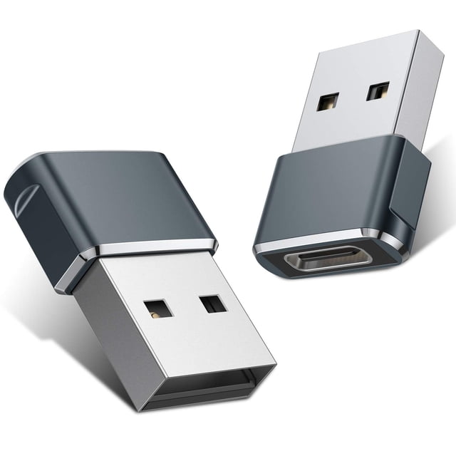 Adaptador USB a USB-C Basesailor para iPhone 16, cargador, paquete de 2