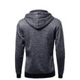 thumbnail image 2 of Men's Fine Quality Plush Fleece Lined Zip up Hoodie Jacket, 2 of 3