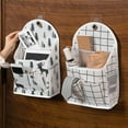 thumbnail image 2 of CNKOO Exempted Wall-mounted Storage Bag Cotton Liner Capacity Storage Bag Multi-function Storage Bag Fabric Hanging Bag, 2 of 6