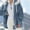 Blue, variant on Womens Zip Up Hoodies Sweater Jacket Wool Color Long Sleeve Sweatershirt Hooded Pullover Warm Wool Plush Coat Zipper Top Casual Sweaters Fleece Hoodies Winter Sweaters Army Green L