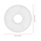 thumbnail image 2 of White Silicone Stopper Beads for DIY Jewelry Spacer Accessories 100Pcs, 2 of 5