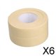 thumbnail image 1 of 6 Tiras de Calafateo Impermeables para Bañera, Cinta Autoadhesiva de PVC para Sellado de Paredes de Cocina Y Bañera, Sellador de Calafateo, 3,/ 10,5 P 6 piezas, 1 of 10